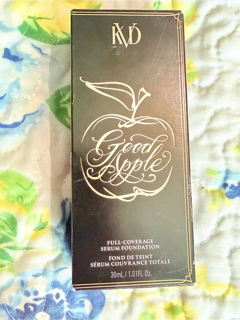 KVD Good Apple Full-Coverage Serum Foundation — Black & Gold